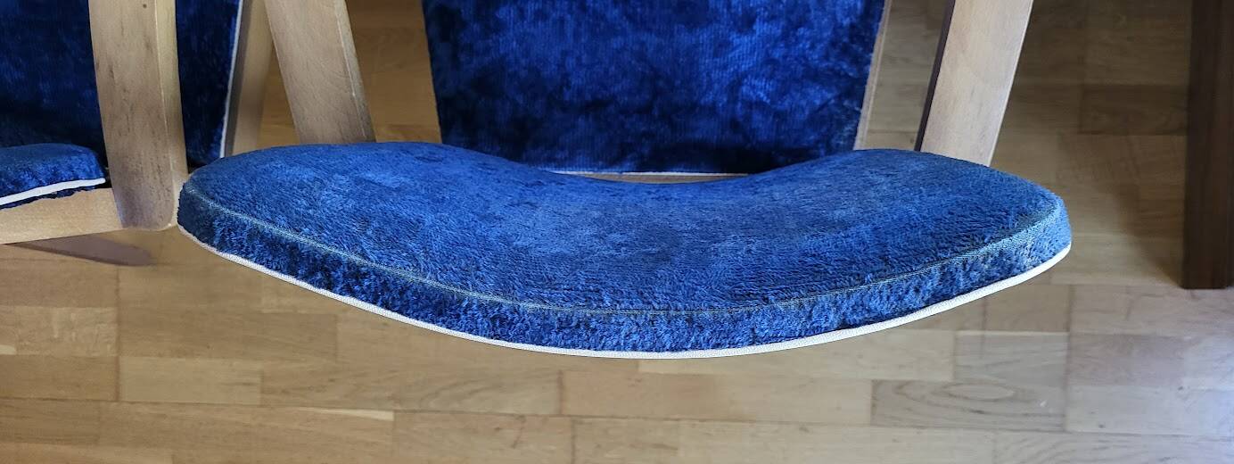 Bridge armchairs in solid beech
