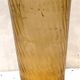 Large conical vase in opaque and wavy glass 20th century