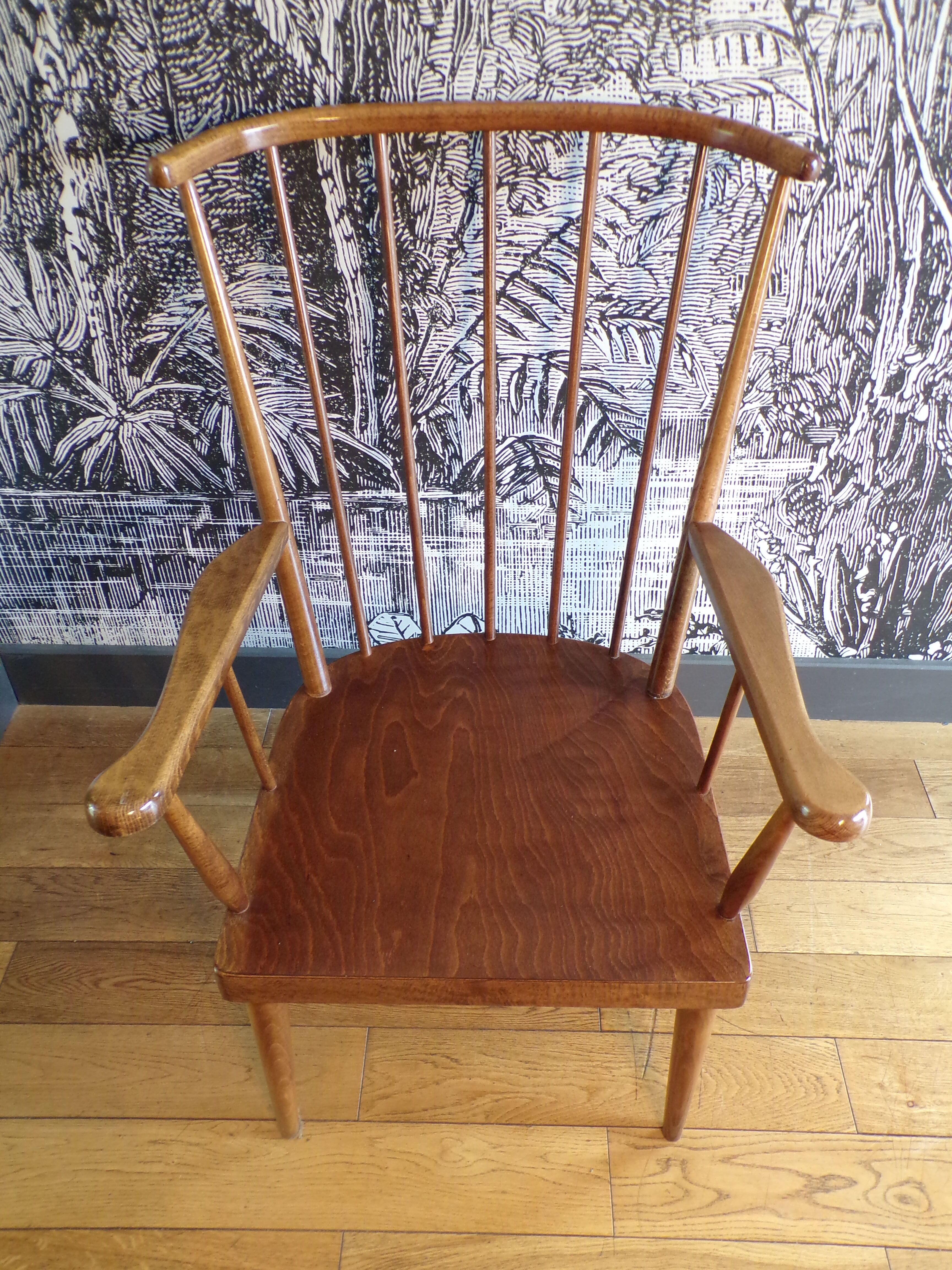 Baumann fan armchair