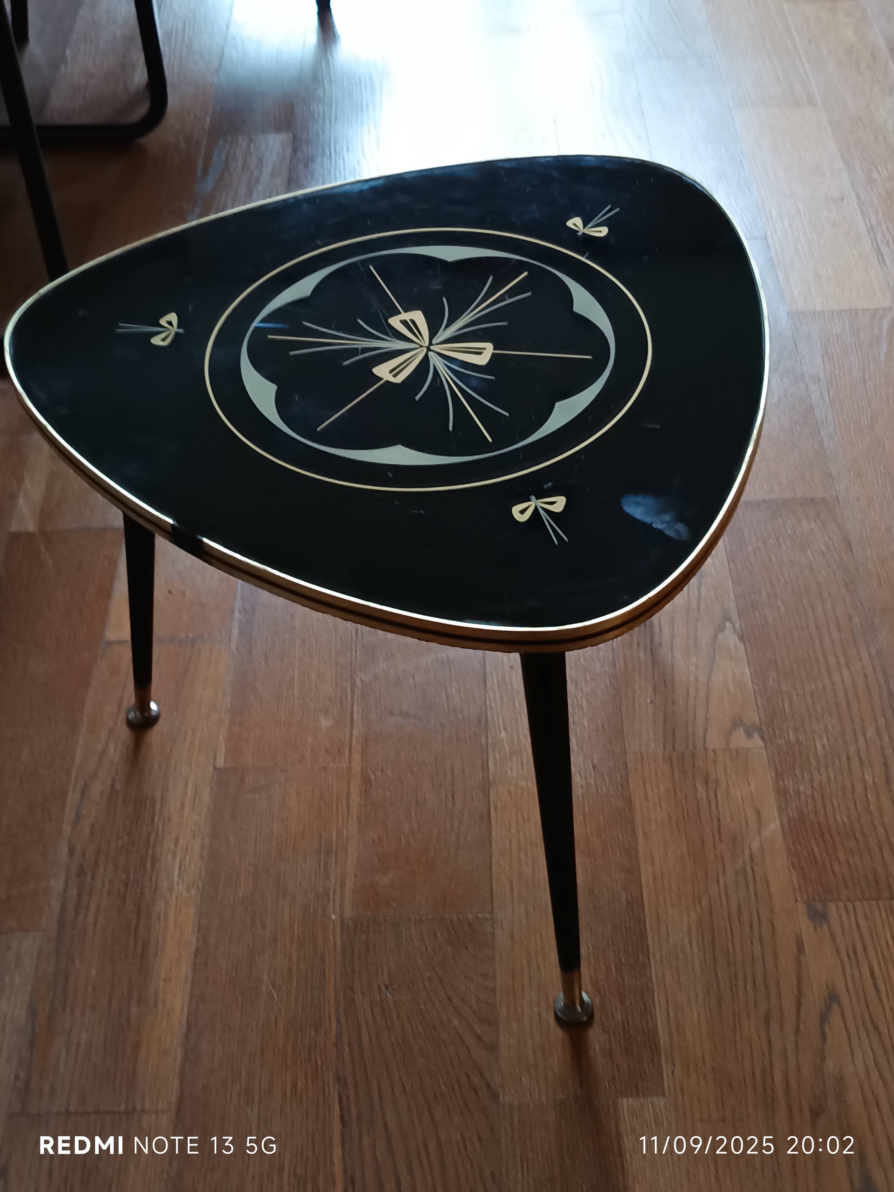 Tripod coffee table, 1960s