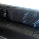 Leather corner sofa