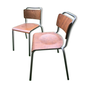 Chaises TH-Delft tube acier et