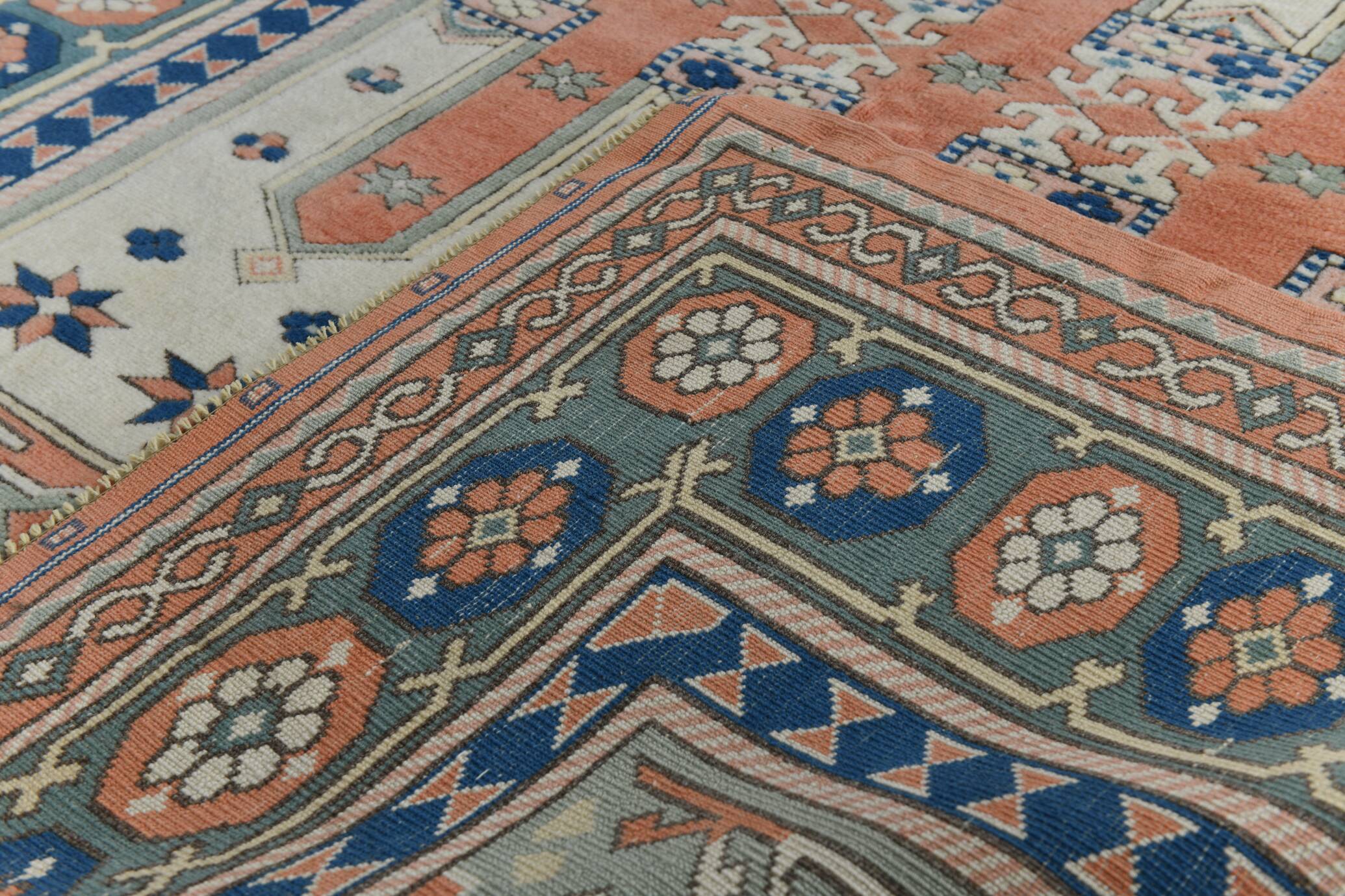 5x7 Blue & Copper Classic Persian Rug, 166x209Cm