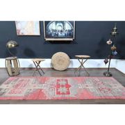 Tapis de couloir vintage turc fait main