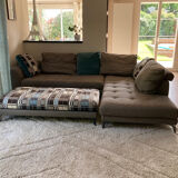 Corner sofa and pouf Roche Bobois edition Jean Paul Gaultier