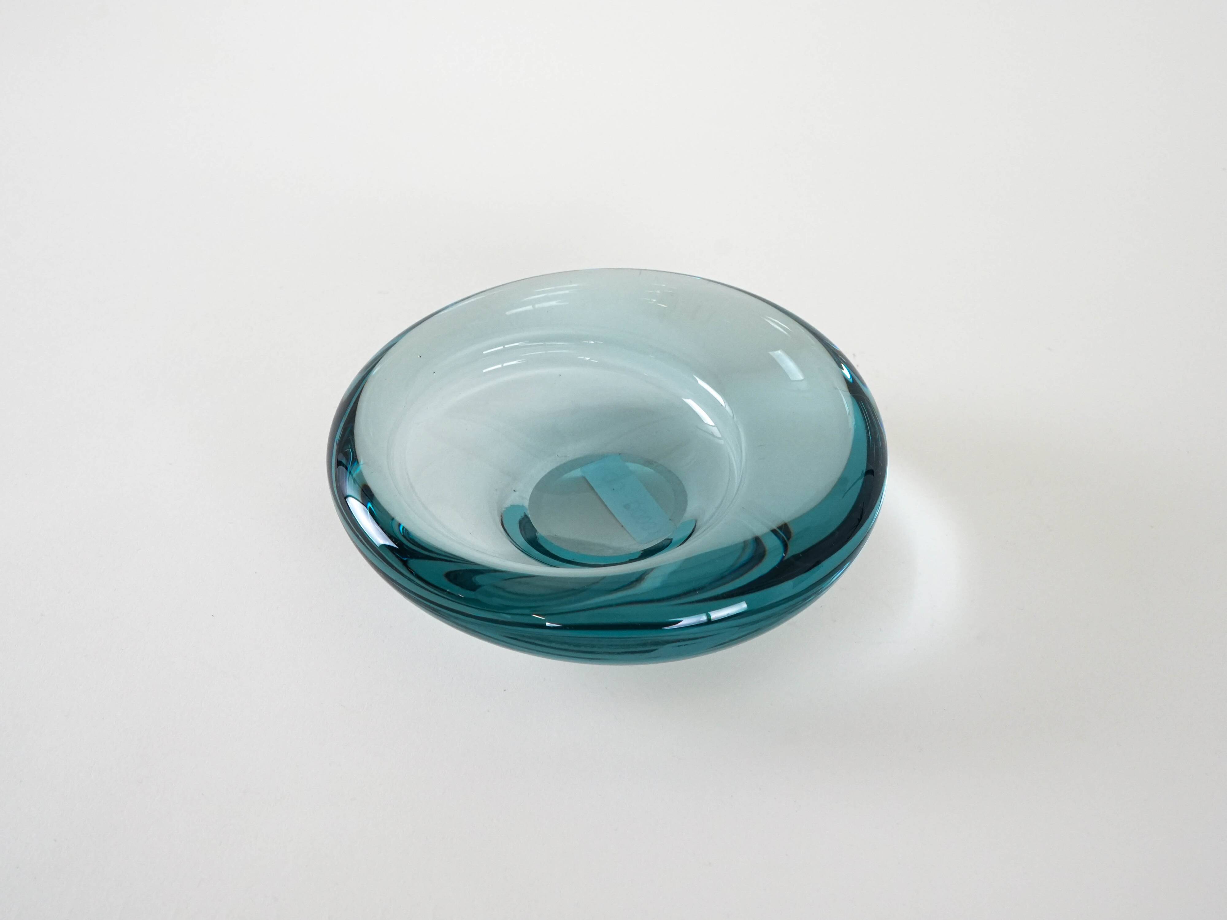 Glass bowl, Danish design, 1960s, manufacturer: Holmegaard,: Per Lutken