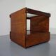 Danish Rosewood & Glass Side Table, 1960s