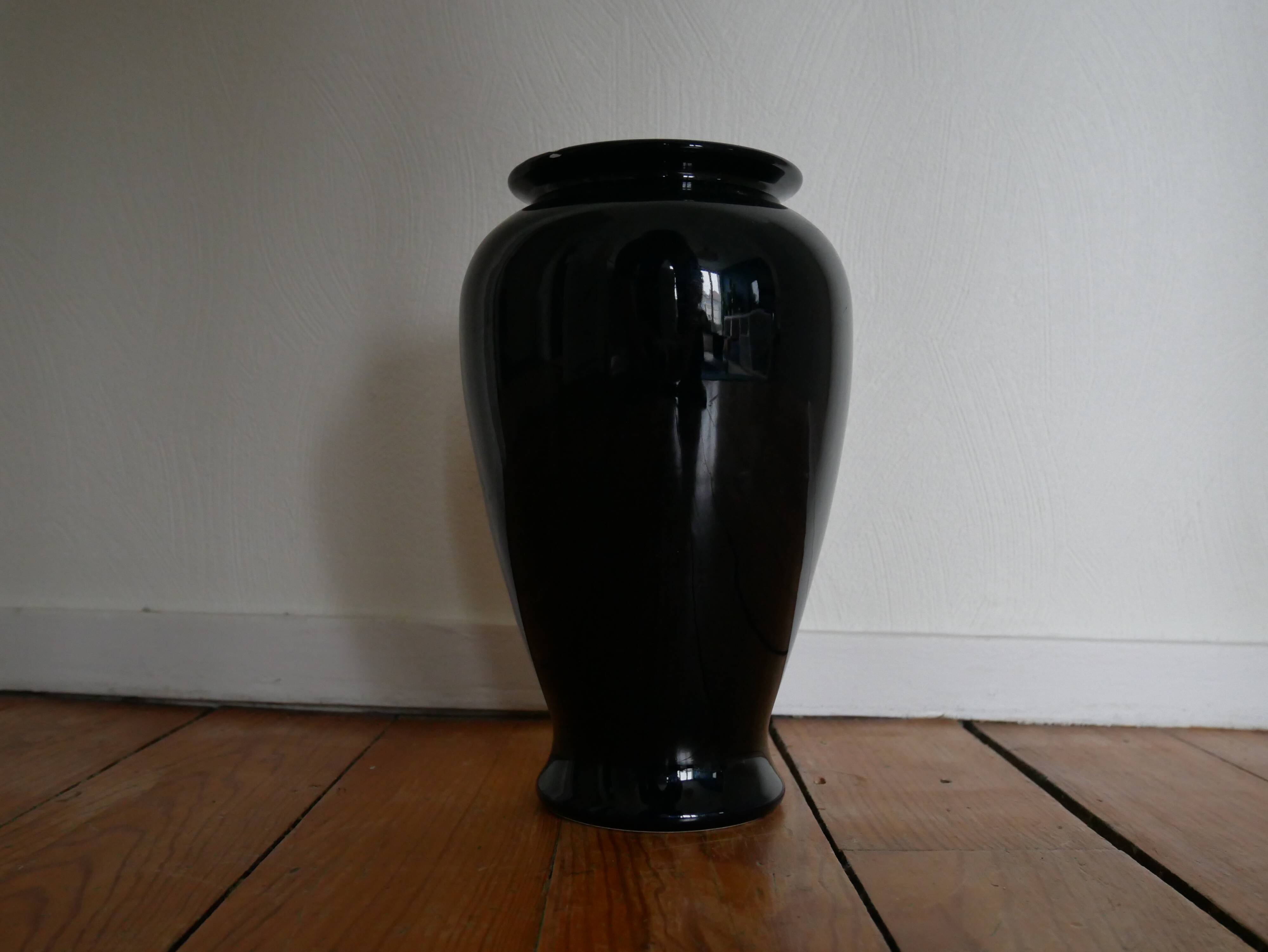 Heron decor vase