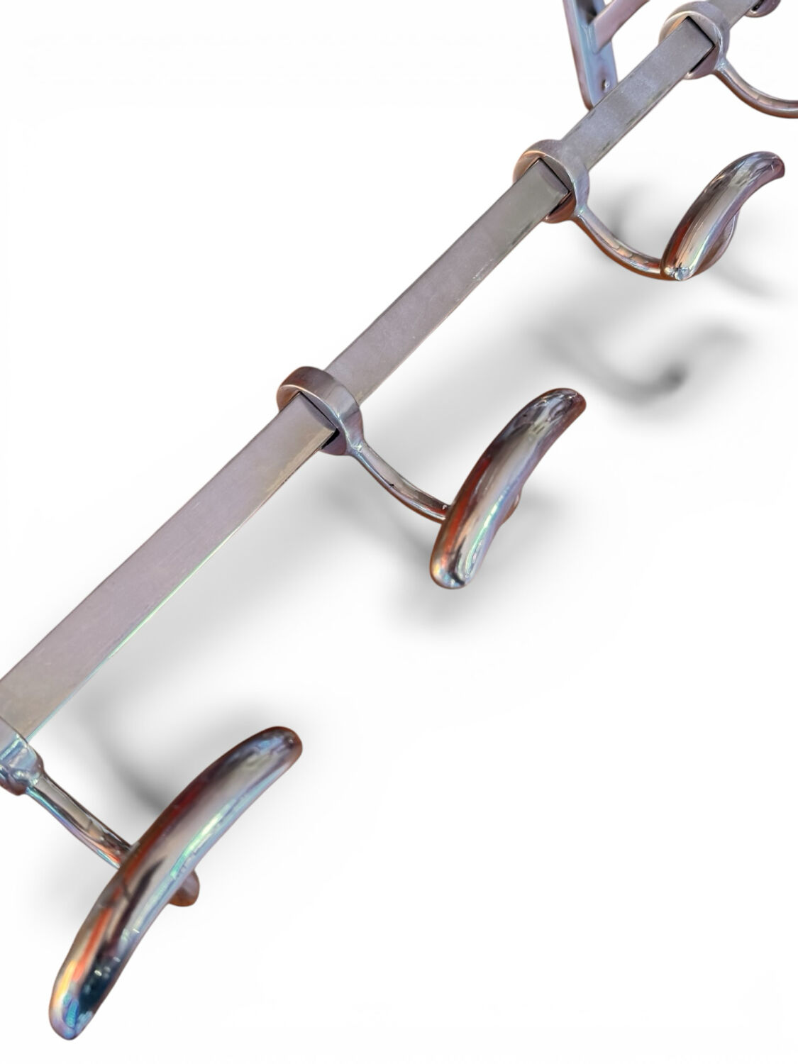 Art Deco wall coat rack shelf