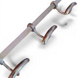 Art Deco wall coat rack shelf