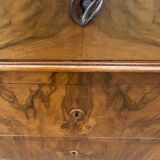 Commode Louis-Philippe en Ronce de Noyer – Fin XIXe