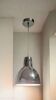 Suspension vintage industrielle - Métal chrome brillant