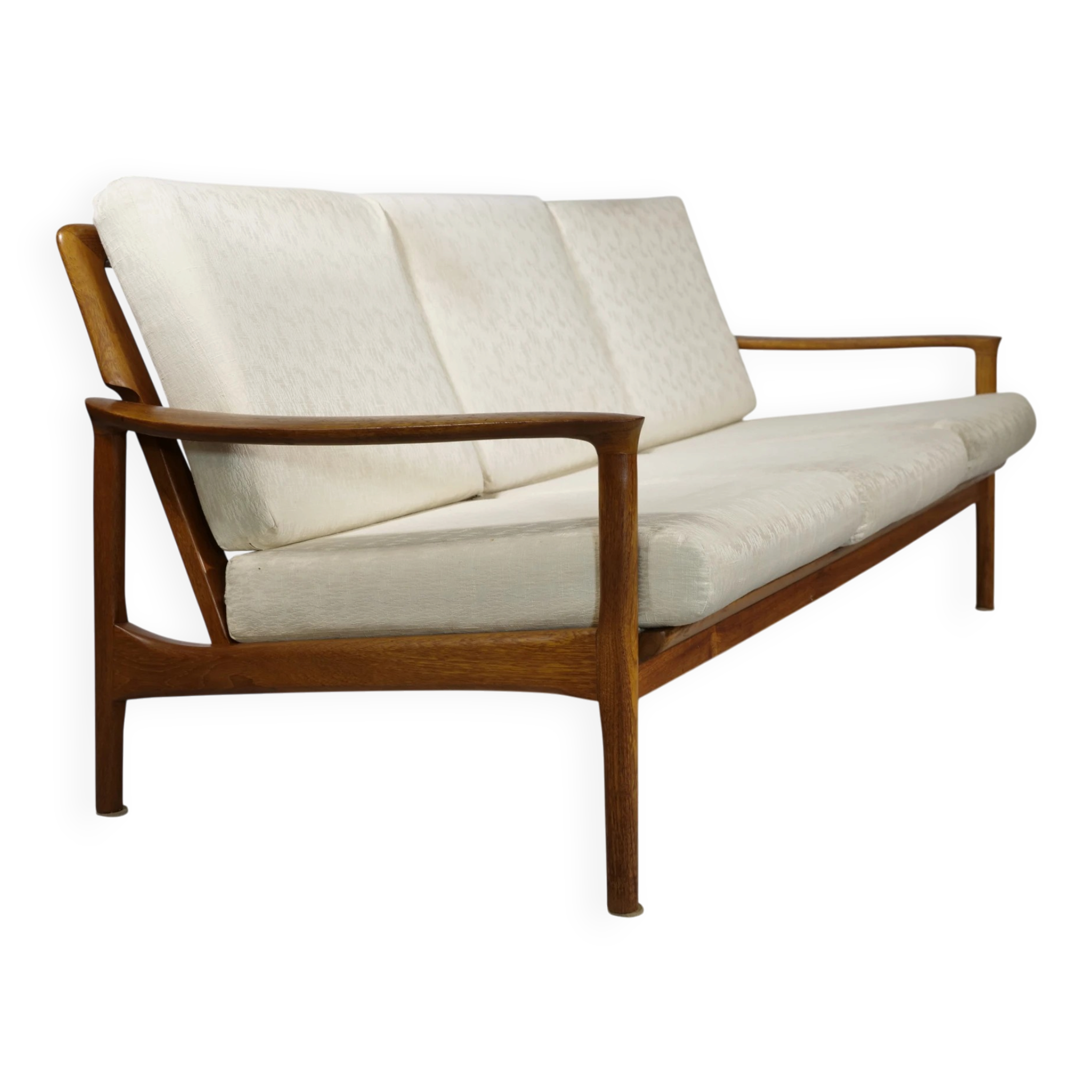 Danish Design Three Seater Sofa in Teak, 1960s
