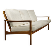 Danish Design Three Seater Sofa in Teak, 1960s