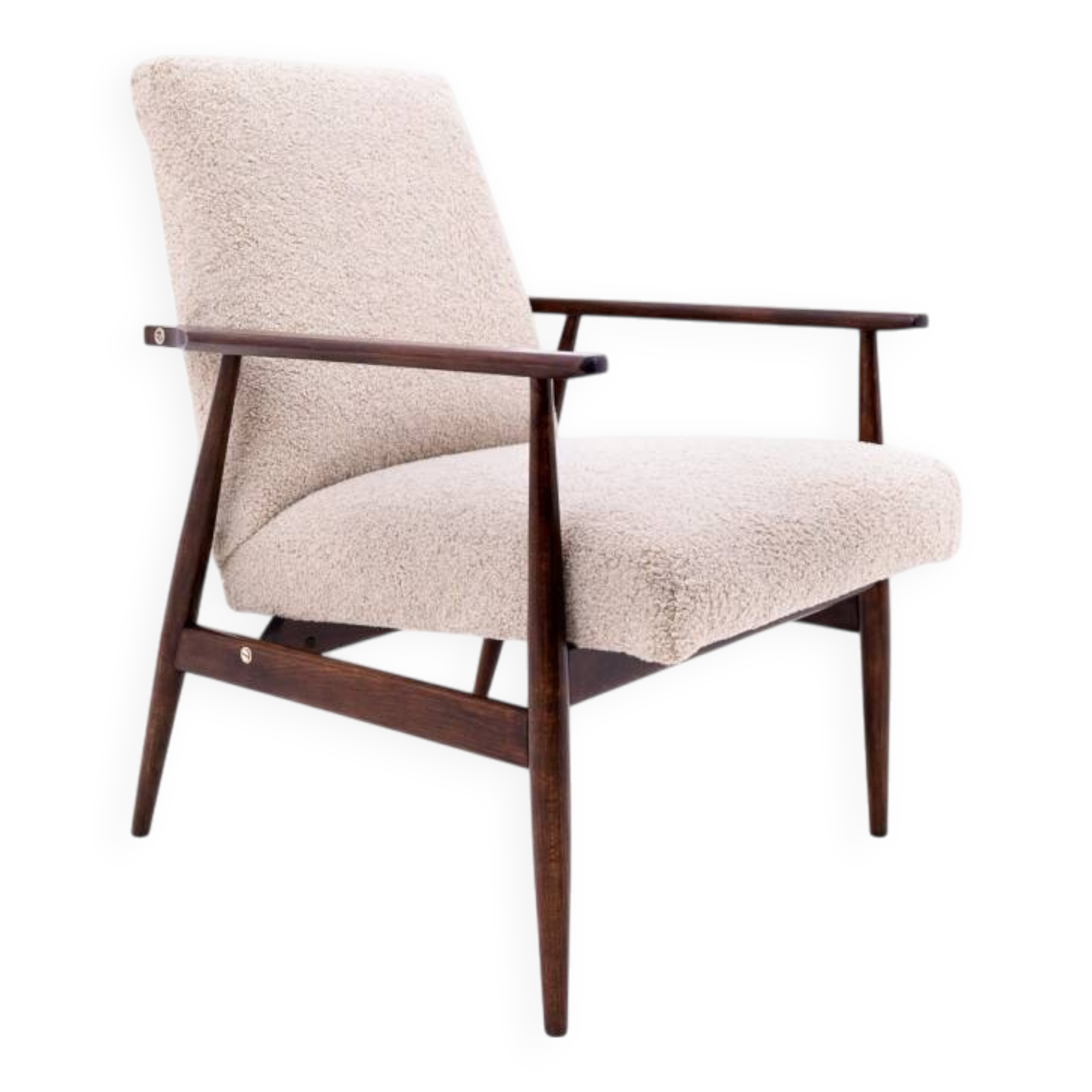 Armchair, model 300-190, designed by H. Lis, Poland, 1960s. After renovation.