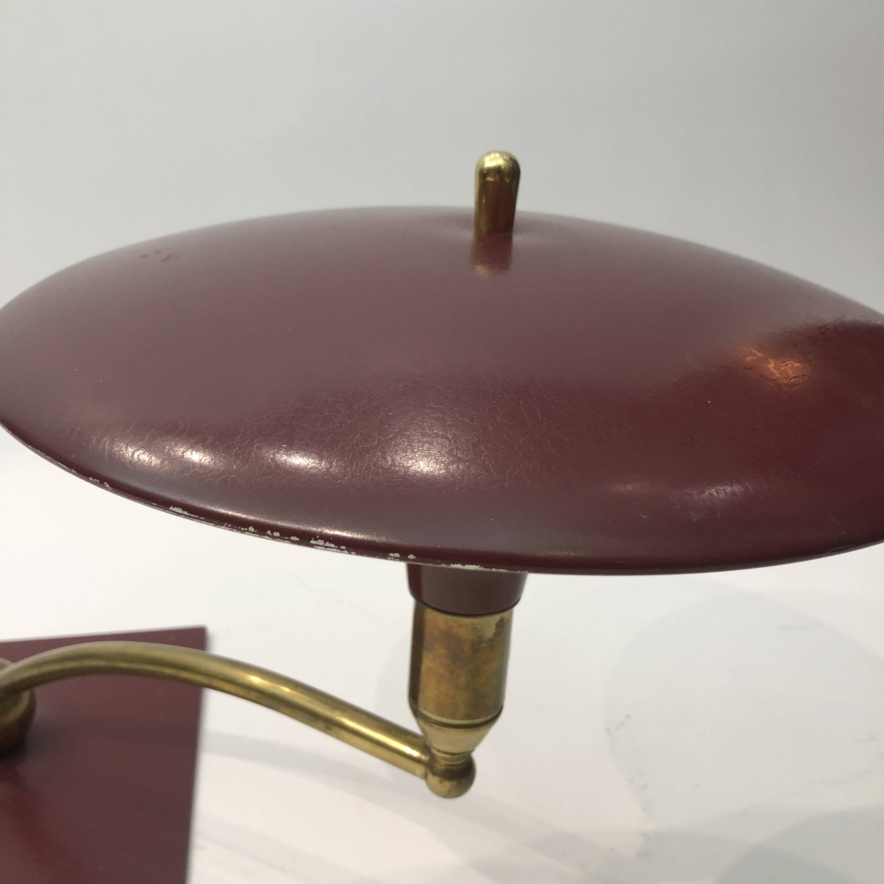 MG Wheeler Brass Desk Table Lamp Midcentury Vintage Retro Regency 1960s