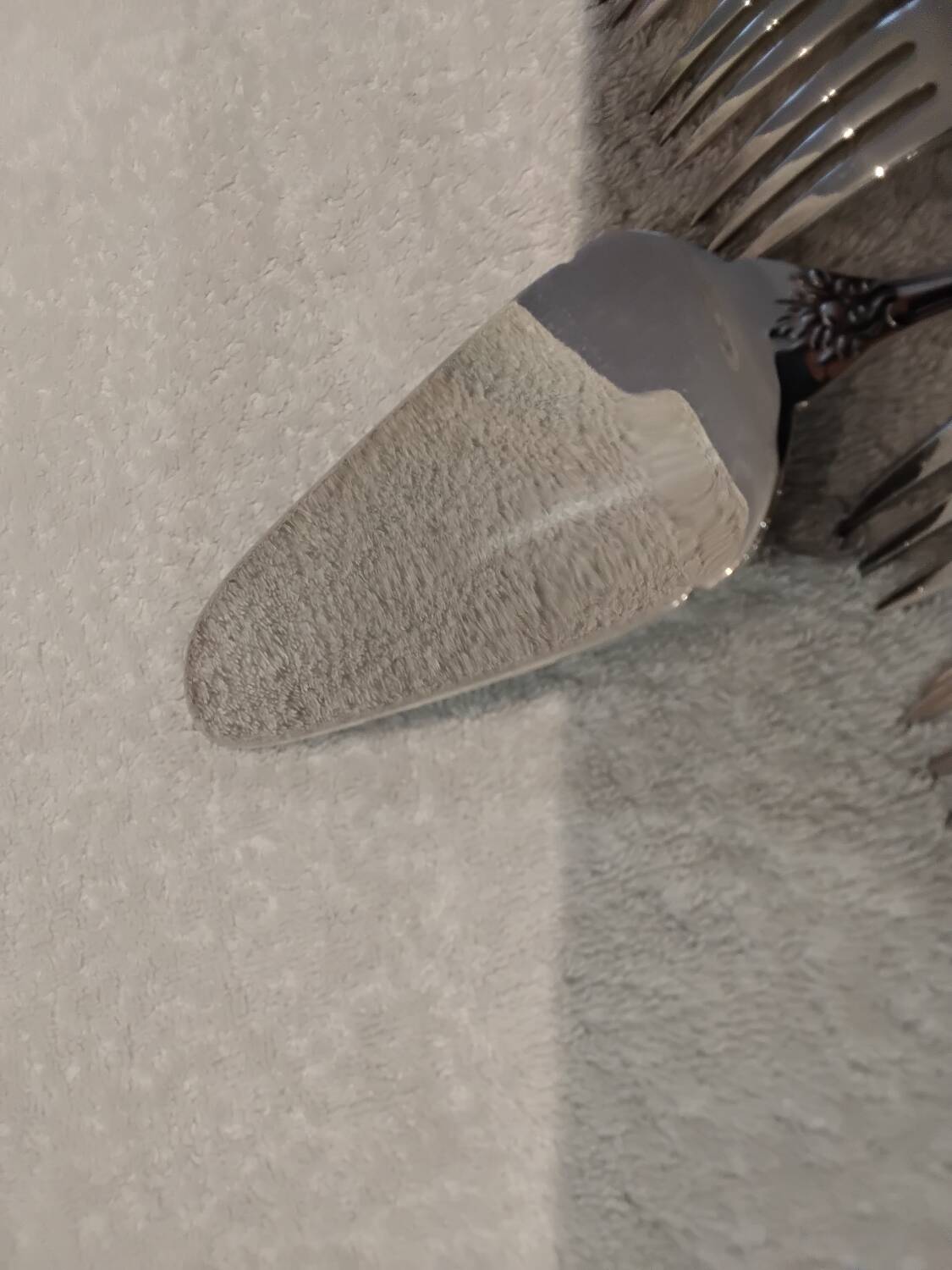 Frionnet rocaille silver metal cake forks 12 cake forks