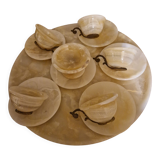 Onyx stone coffee set