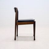 Chair in rosewood and skai 1960