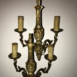 Paire d'appliques en bronze style Louis XV