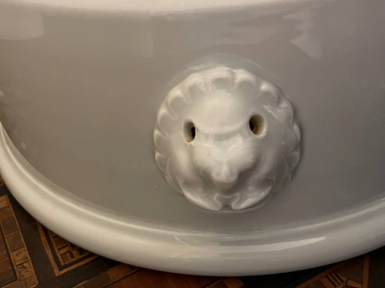 Lion's head salad bowl