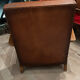 Fauteuil  club en cuir art deco