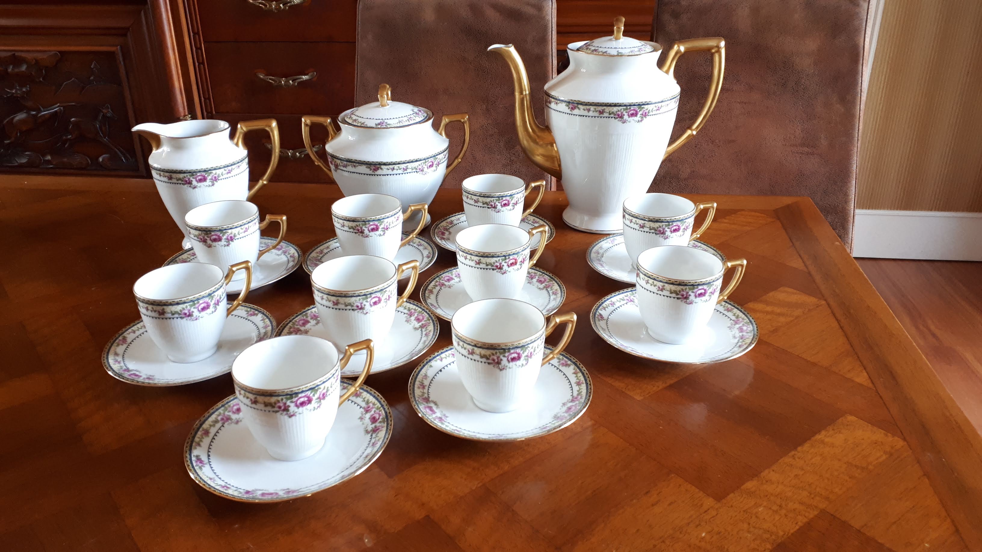 Old coffee service Porcelainr Limoges
