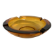Large empty pocket ashtray thick glass