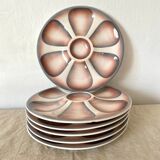 Digoin oyster plates from the 60s