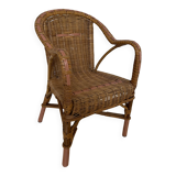 Wicker armchair