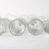 Set of 6 Ravenhead Siesta Bark Shot Glasses 6 cl / United Kingdom / 1970s