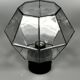 1960s 1970s Ceiling Lamp by Glashütte Limburg Germany Space Age Design