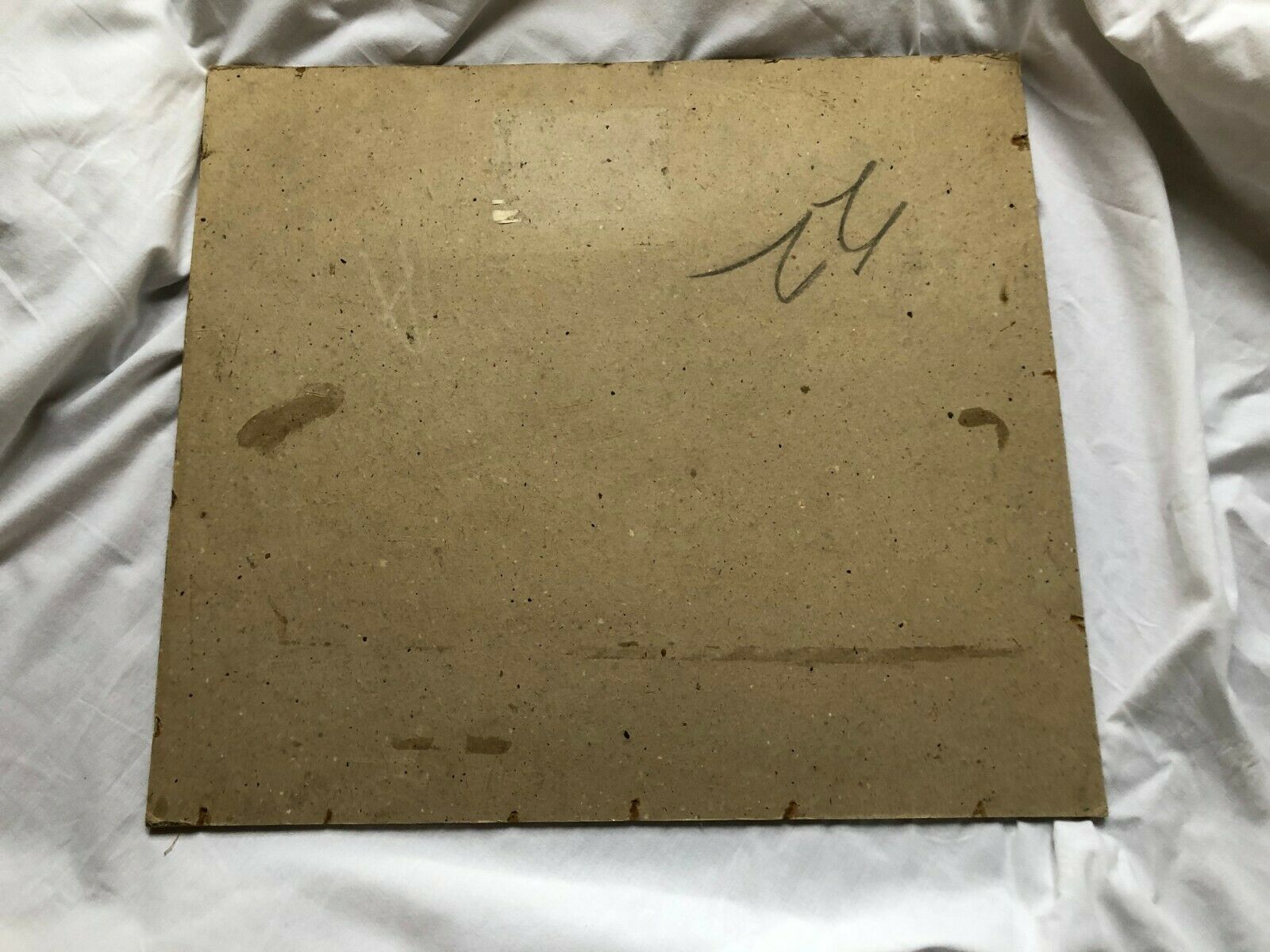 Oil on cardboard landscape 20th century sign Fude Plois 20th century