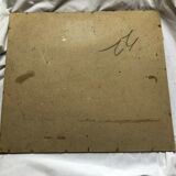 Oil on cardboard landscape 20th century sign Fude Plois 20th century