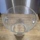Large champagne bucket / cooler and its ladle Bubble glass Biot