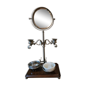 Ancien miroir de barbier