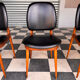 Set of 10 Pegase Baumann chairs