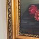 Peinture à l'huile, nature morte de tulipes vintage