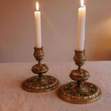 19th century bronze table ends