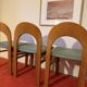 Set of 4 Arcadia dining chairs by Caraceni for Tagliabue.