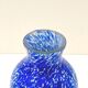 Blue and white blown glass vase, around 1950.