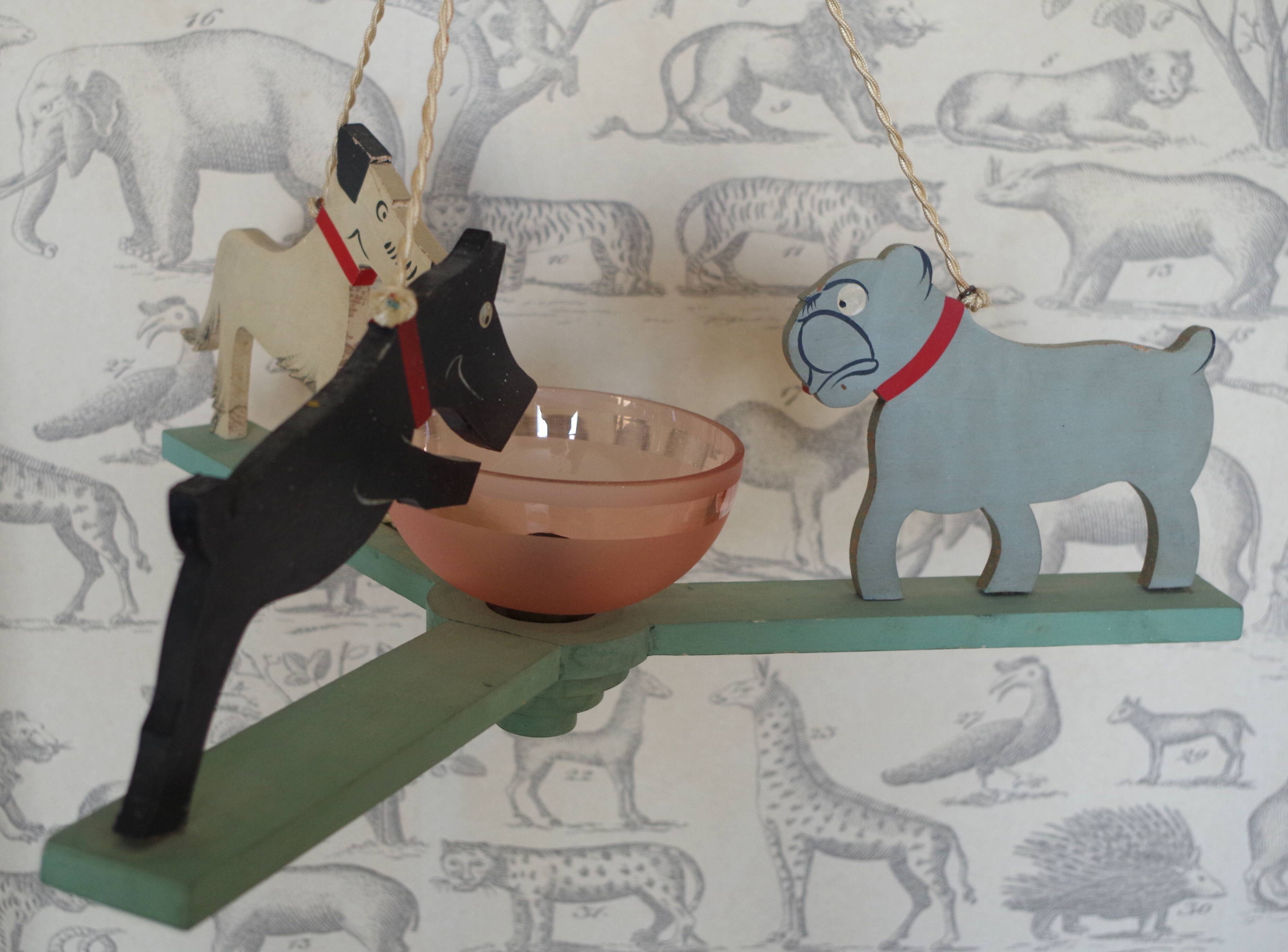 Art Deco suspension for children's bedroom