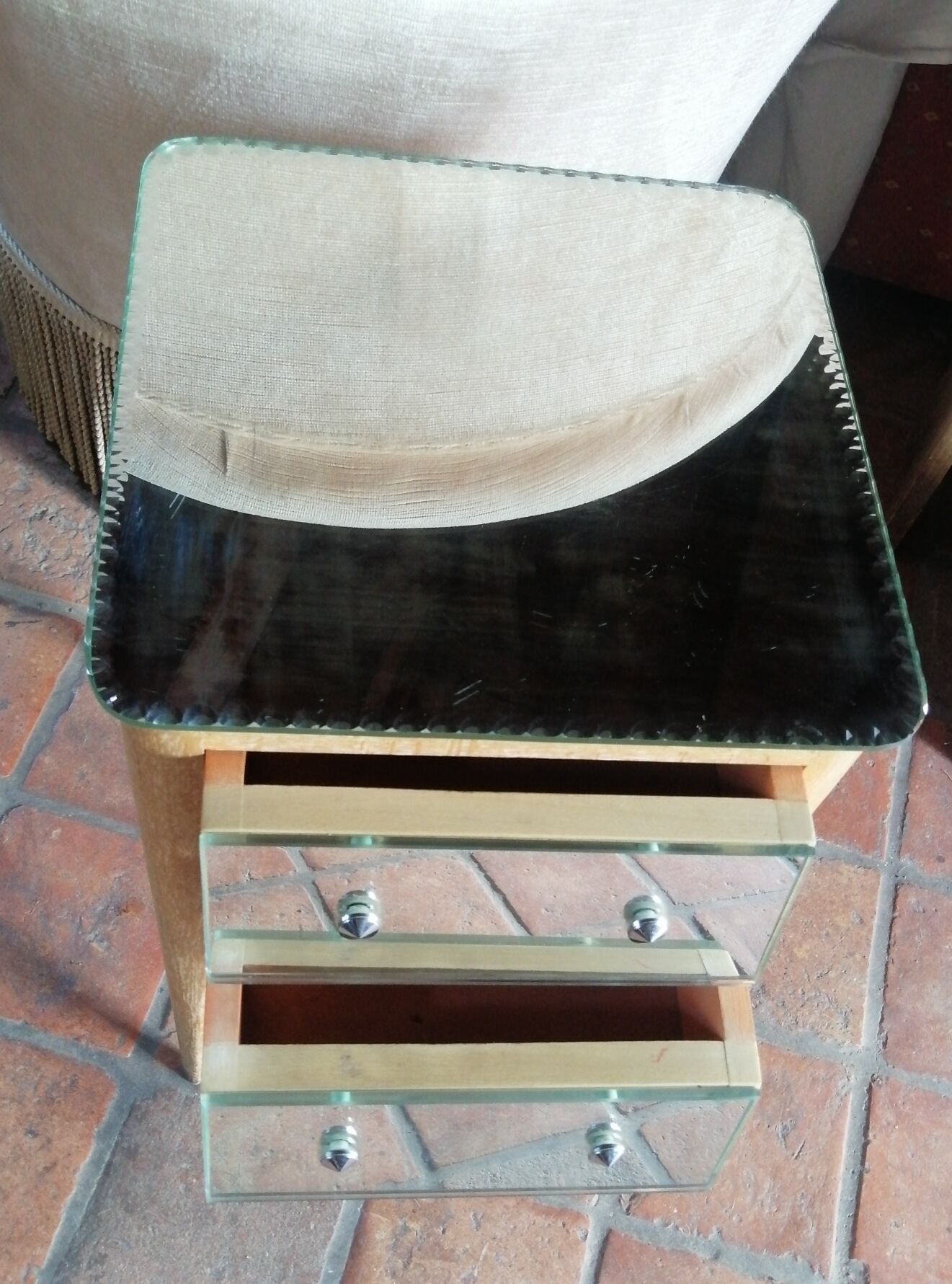 1950s mirror bedside