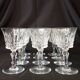 Set of 12 Baccarat Piccadilly Cut Crystal Red Wine Goblets