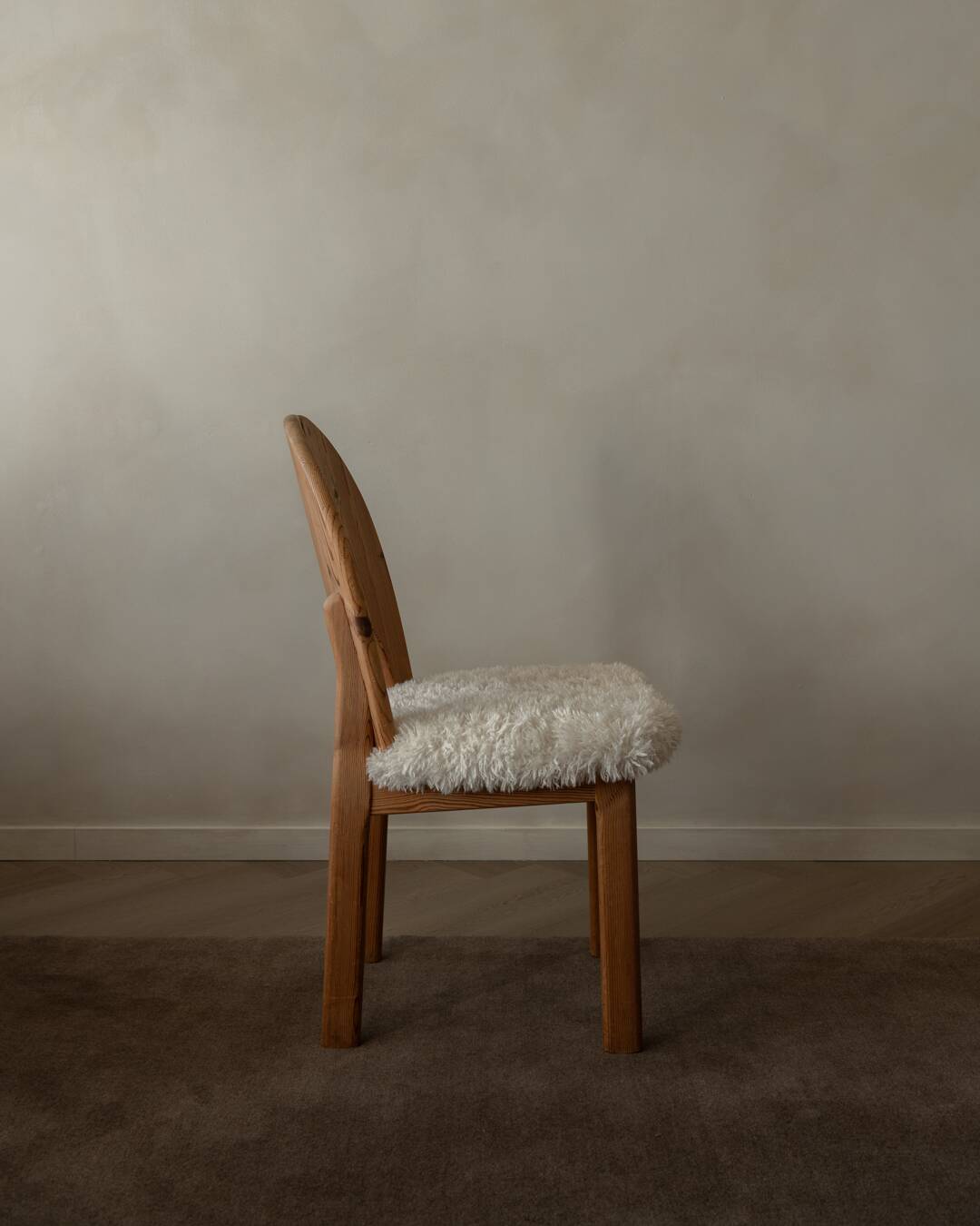 Vintage Danish Pine Dining Chairs | Set of 4 | Niels Koefoed Style