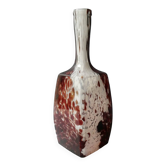 Vase bouteille en verre soufflé, verrerie de Clichy