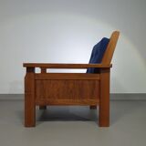 2 brutalist lounge chairs - 1960s