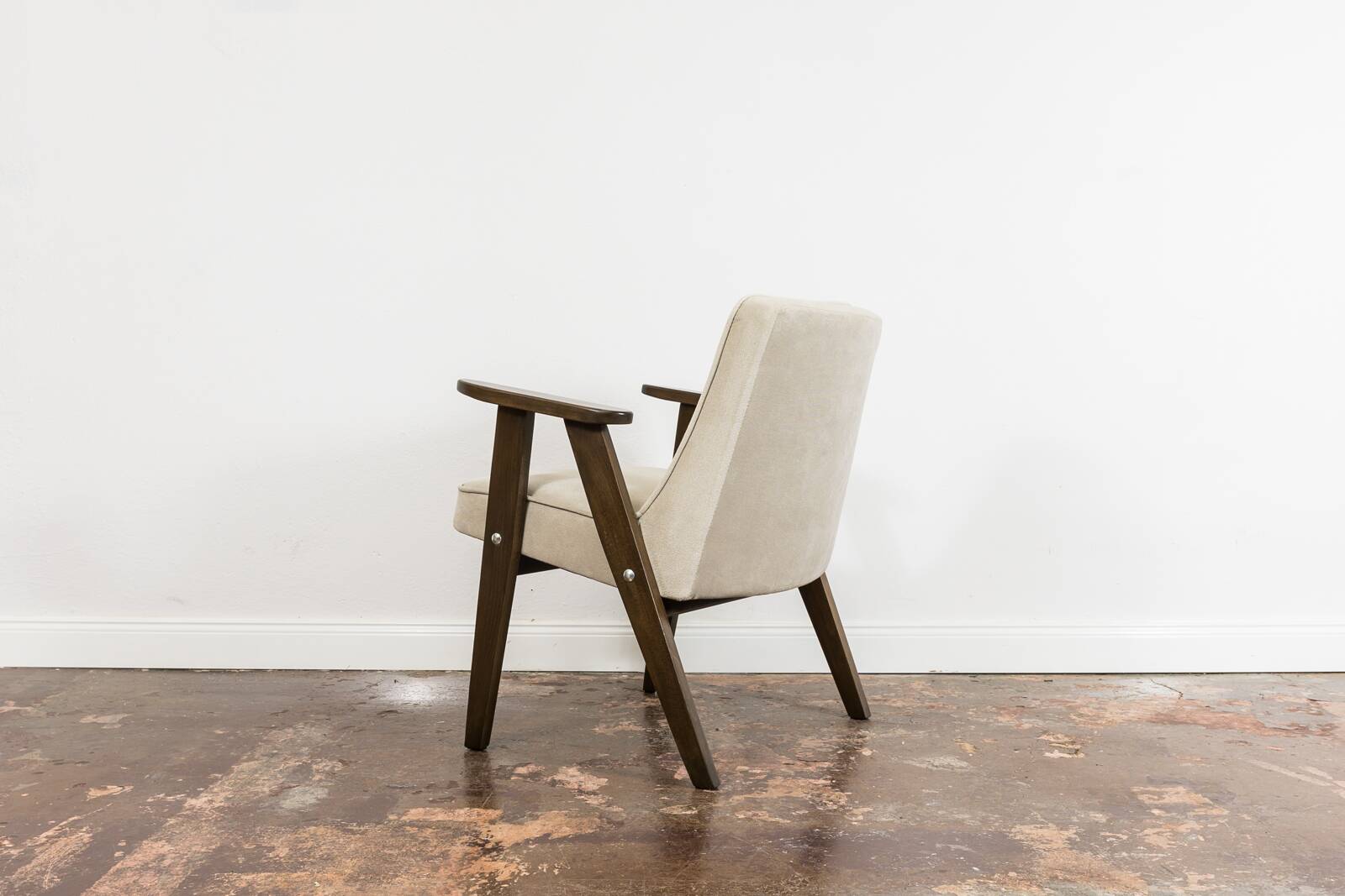 Iconic Polish Mid-Century Armchair 366 by Józef Chierowski 1960's