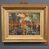 Painting “The Market” by Laurens – Early 20th century