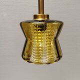 Lampe suspendue suédoise par Carl Fagerlund pour la verrerie Orrefors, années 1970.